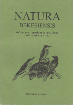 Natura Bekesiensis: 2. 1996 , 3. 1996