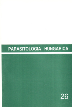 Parasitologia Hungarica: 20. 1987 , 21. 1988 , 22. 1989 , 24. 1991 , 26. 1993